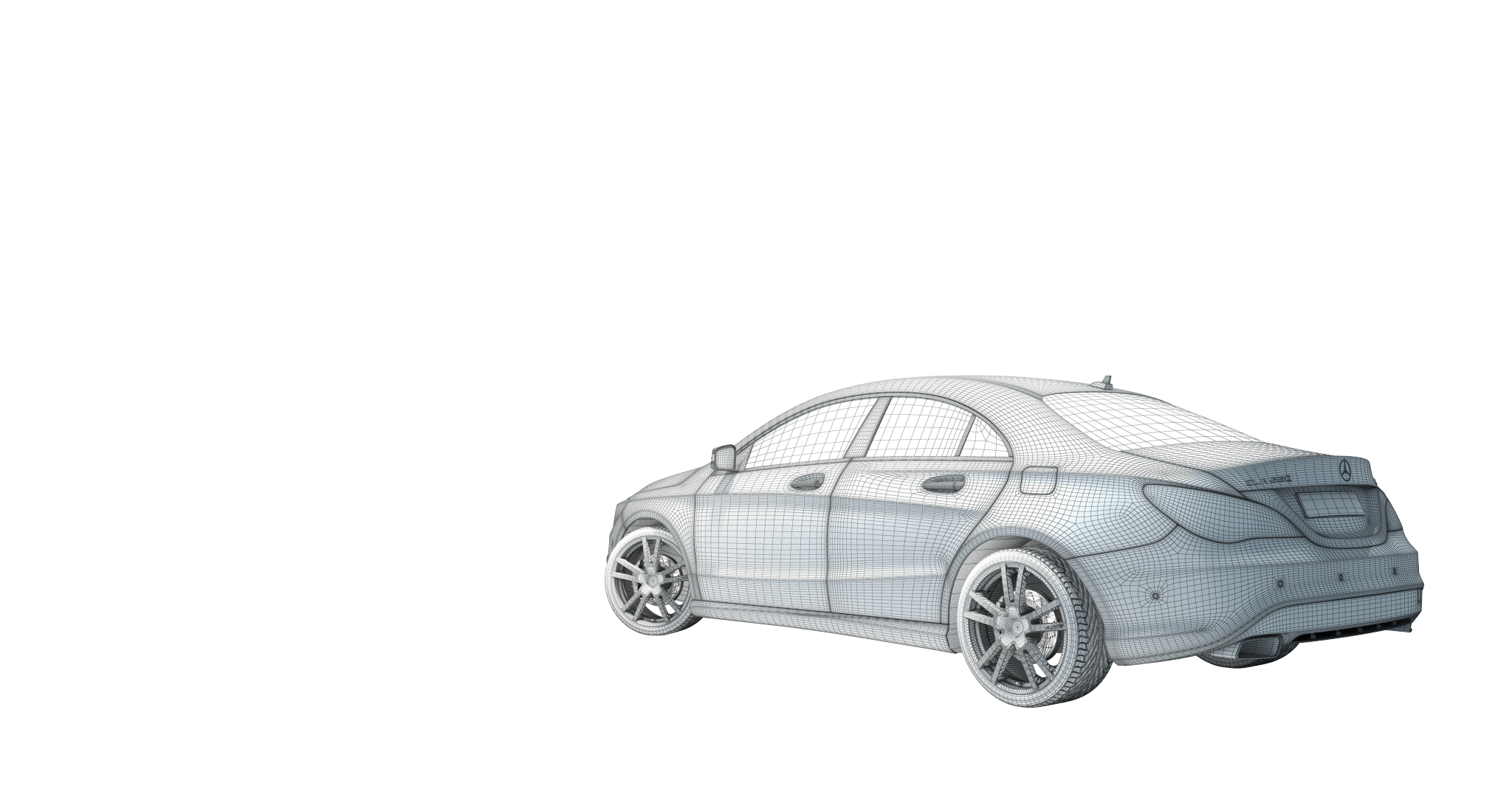 3D Wireframe-Modell